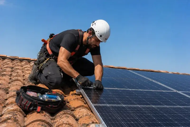 Maintenance et monitoring de panneaux solaires à Haulchin