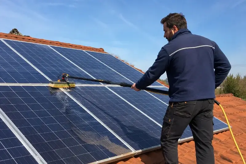 Nettoyage et entretien de panneaux solaires à Haulchin